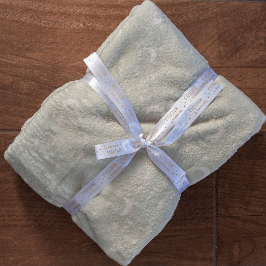 Calming Crescents Plush Throw