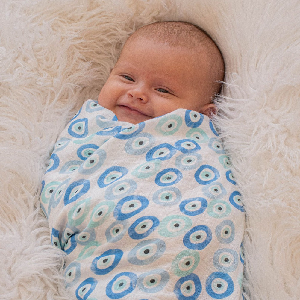 Bundle: Good Vibes Swaddle + Cap Bundle