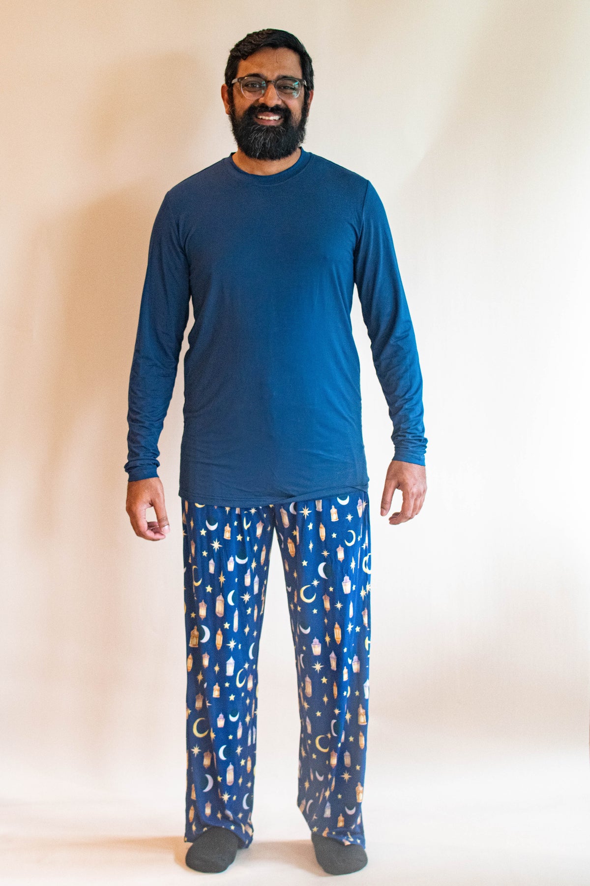 Mens Pajama Pants - Noor (Navy/Dusk)