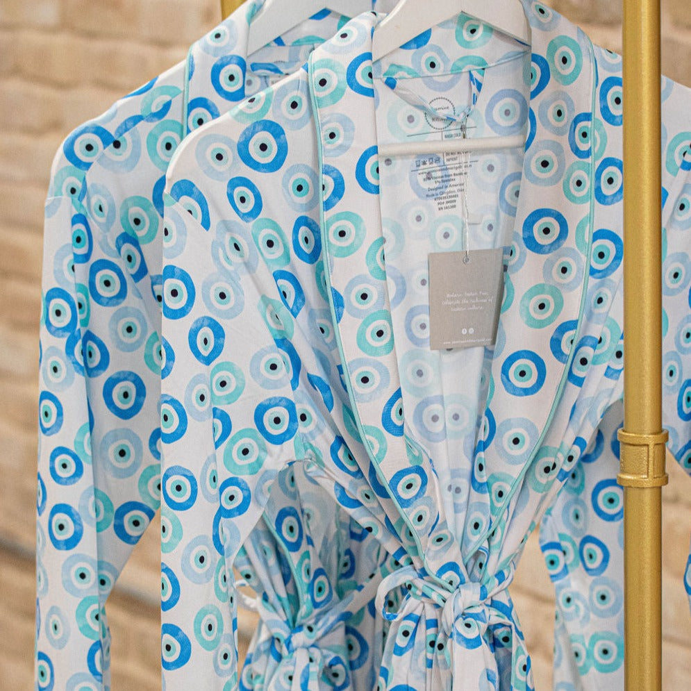 Evil Eye Kimono Robe
