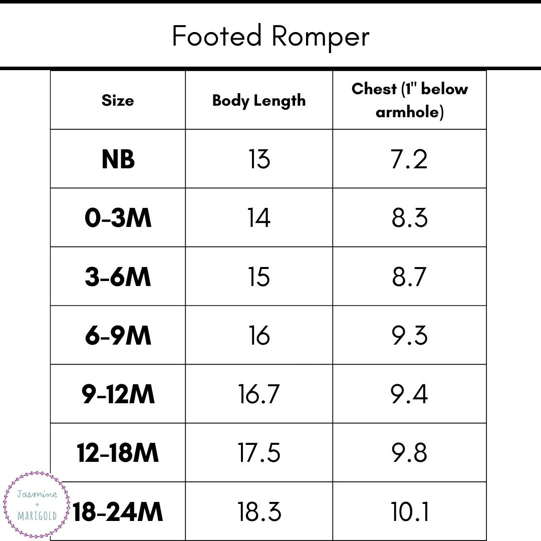 Majestic Mountains -  Footed Romper