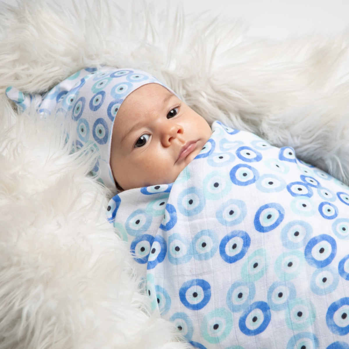 Evil Eye Muslin Swaddle