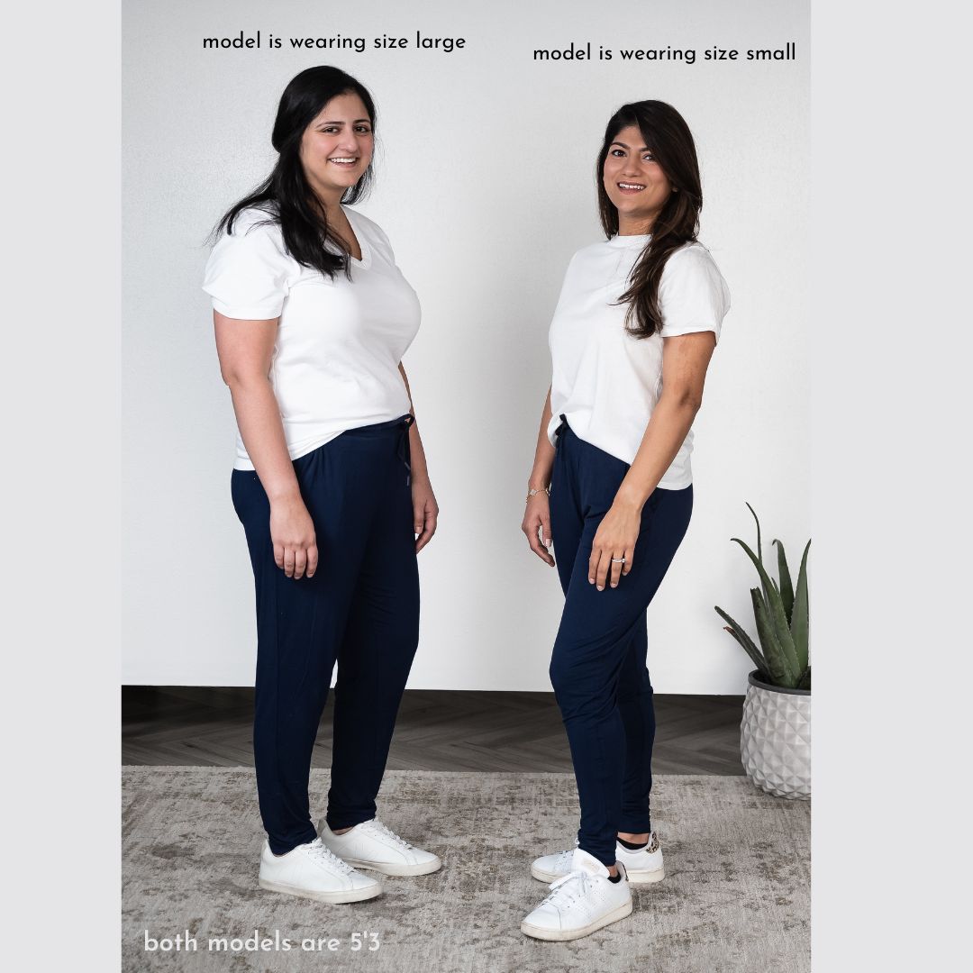 Ladies Bamboo Joggers - Navy (FINAL SALE)