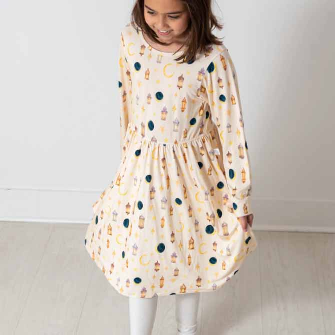 Twirl Dress: Ramadan Noor - Long Sleeved (FINAL SALE)