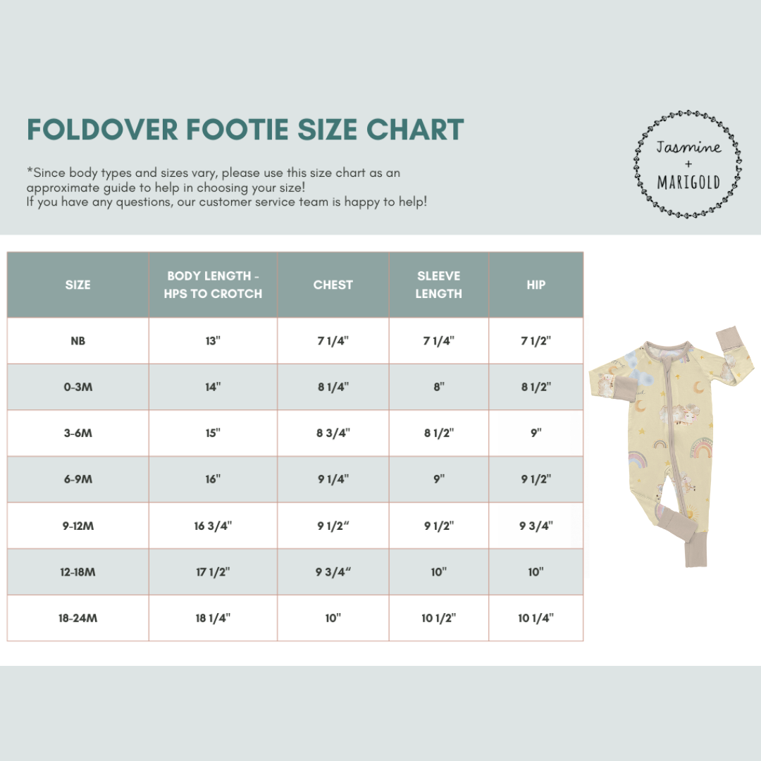 Eid Dreams Foldover Footie (FINAL SALE)