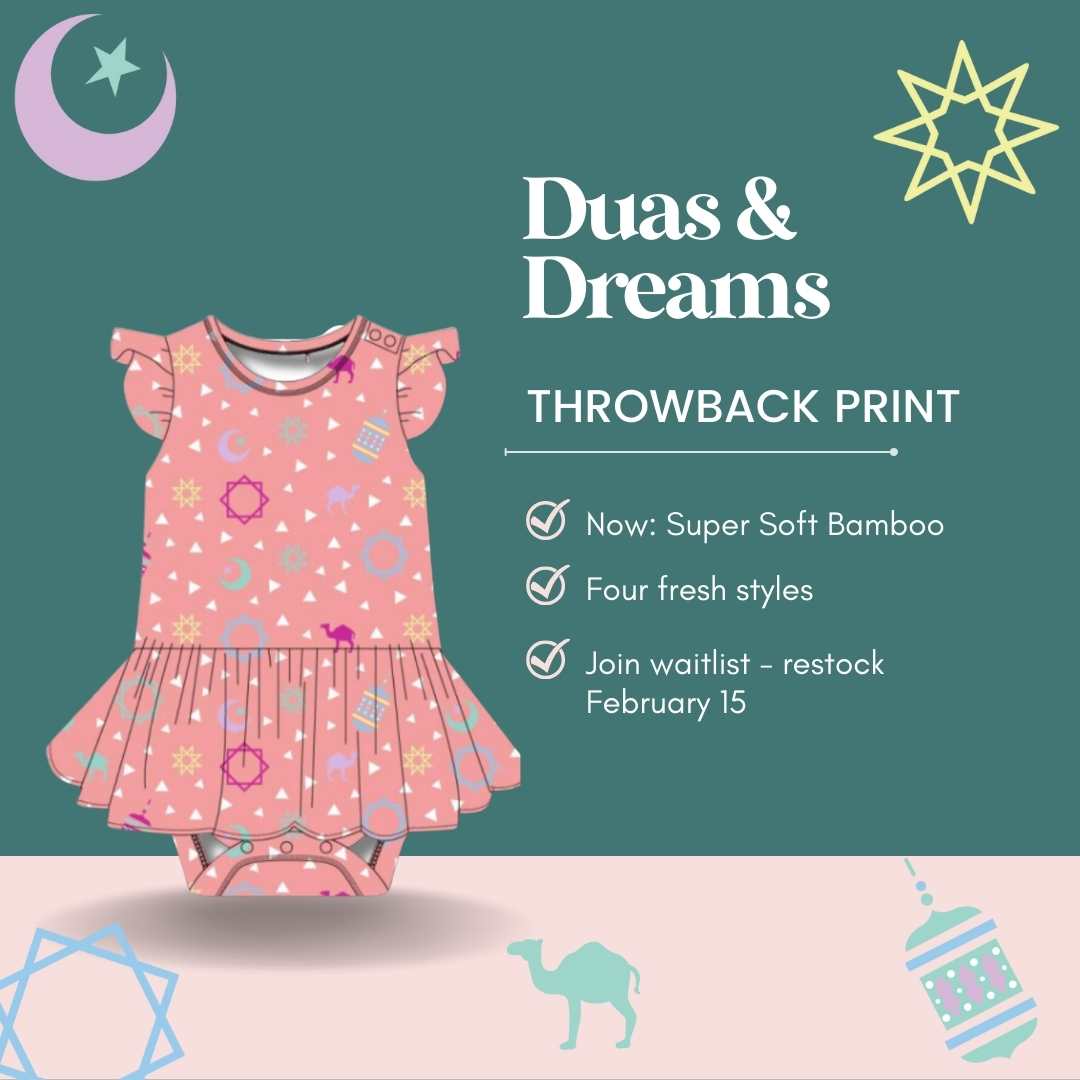 Duas and Dreams - Flutter Romper (FINAL SALE)