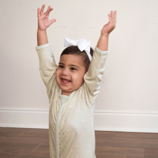 Calming Crescents Convertible Zipper Sleeper