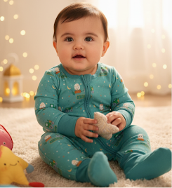 Eid Mu-Baa-Rak Convertible Zipper Sleeper