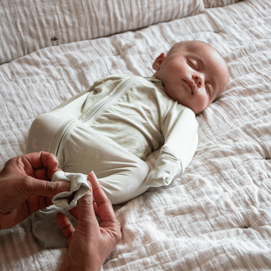 Calming Crescents Convertible Zipper Sleeper