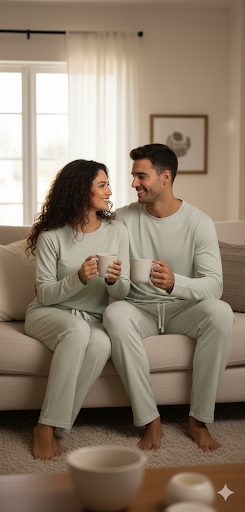 Calming Crescents Mens/Unisex PJs