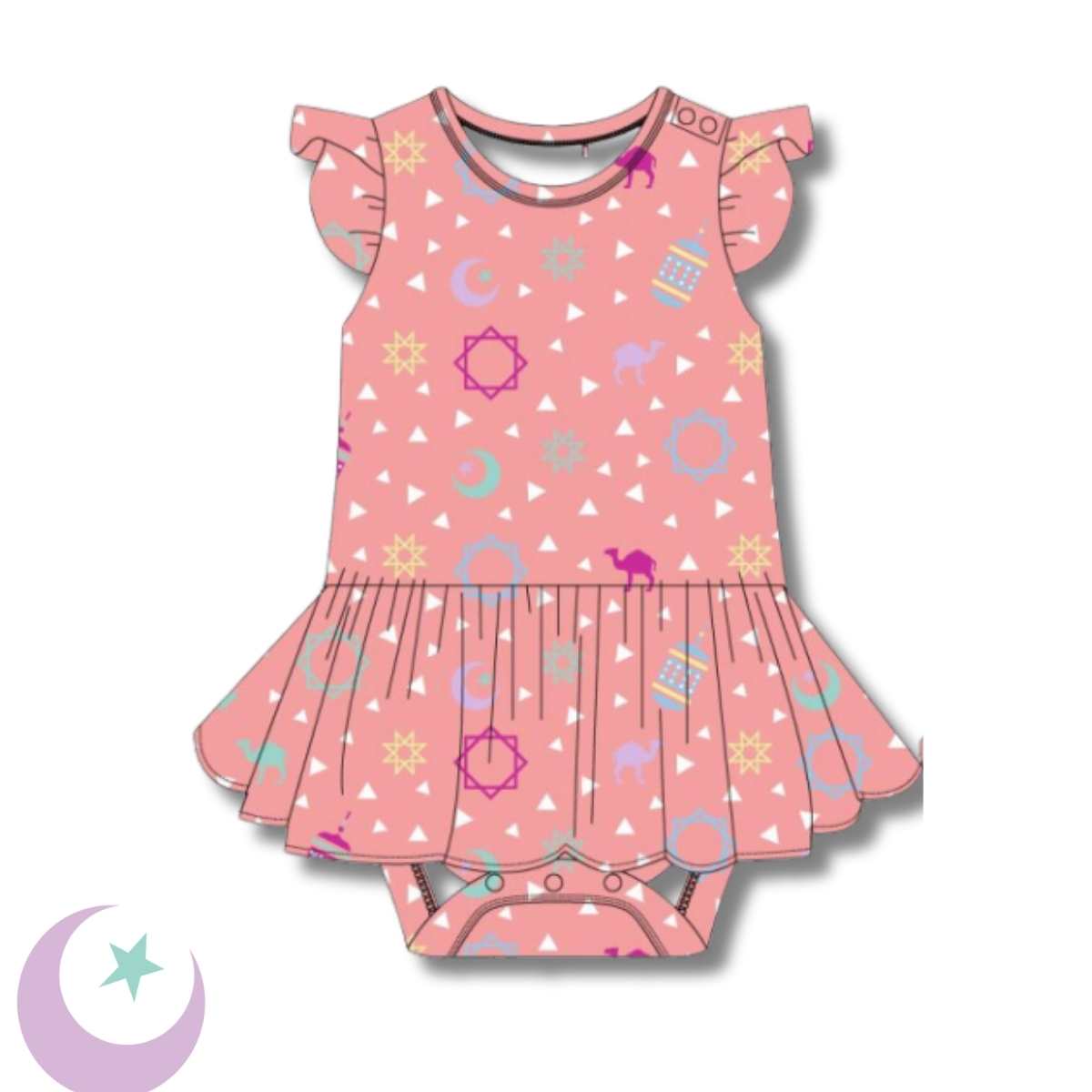 Duas and Dreams - Flutter Romper (FINAL SALE)