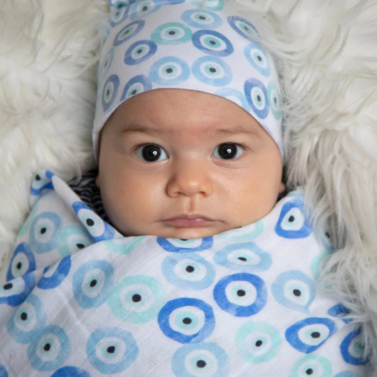 Bundle: Good Vibes Swaddle + Cap Bundle