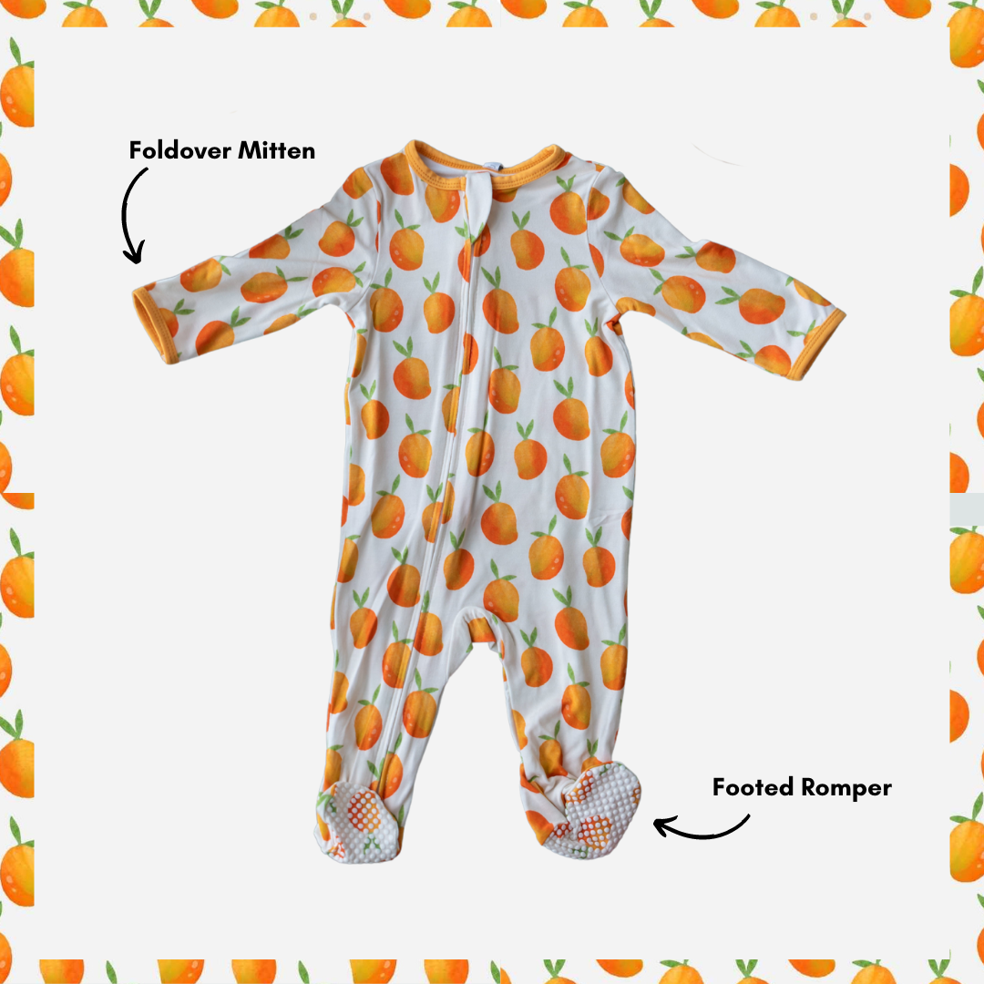 Mango (Aam into you!) Infant Romper (FINAL SALE)