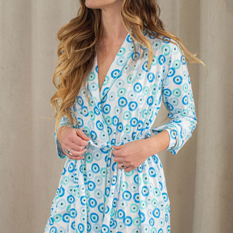 Evil Eye Kimono Robe