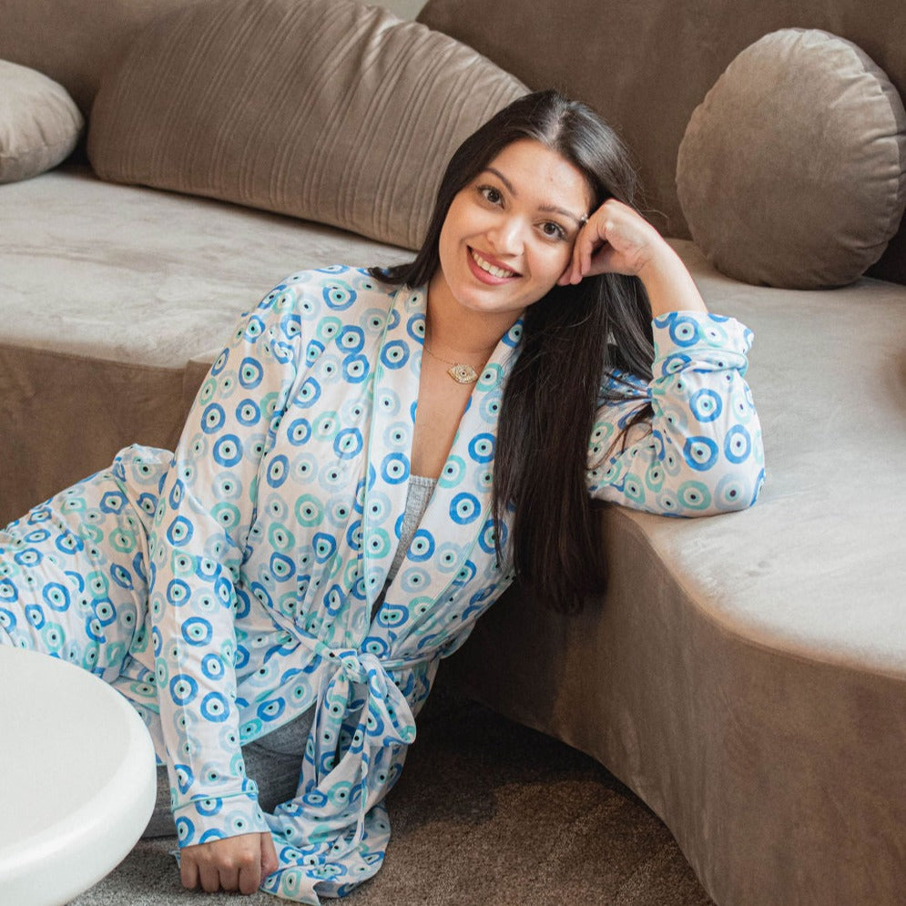 Evil Eye Kimono Robe