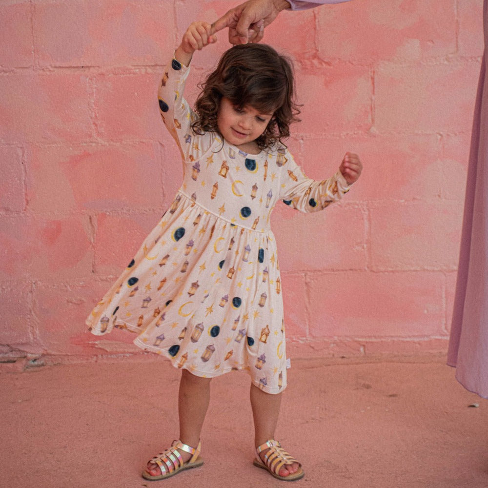 Twirl Dress: Ramadan Noor - Long Sleeved (FINAL SALE)