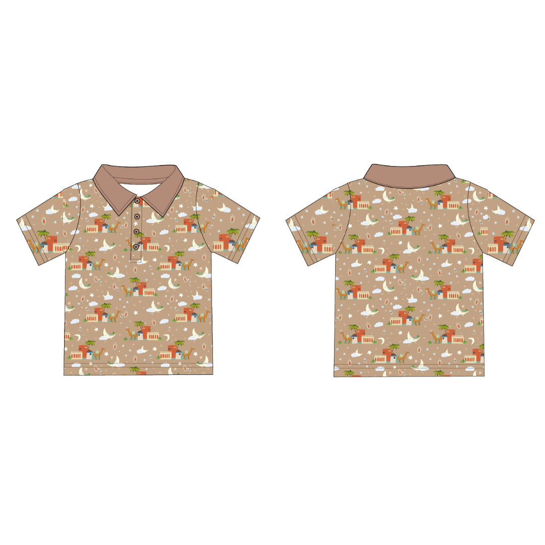 Arabian Nights Collared T-Shirt