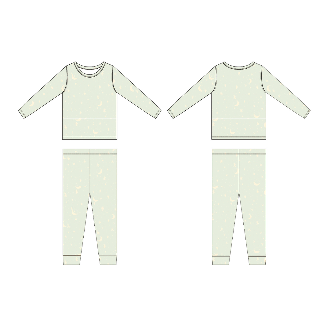 Calming Crescents Toddler 2pc PJs