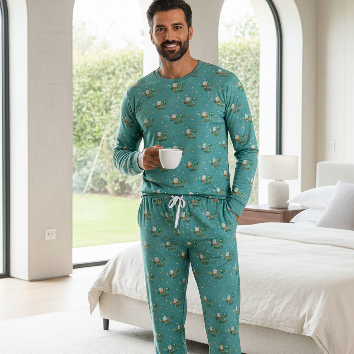 Eid Mu-Baa-Rak Adult Unisex 2pc PJ Set