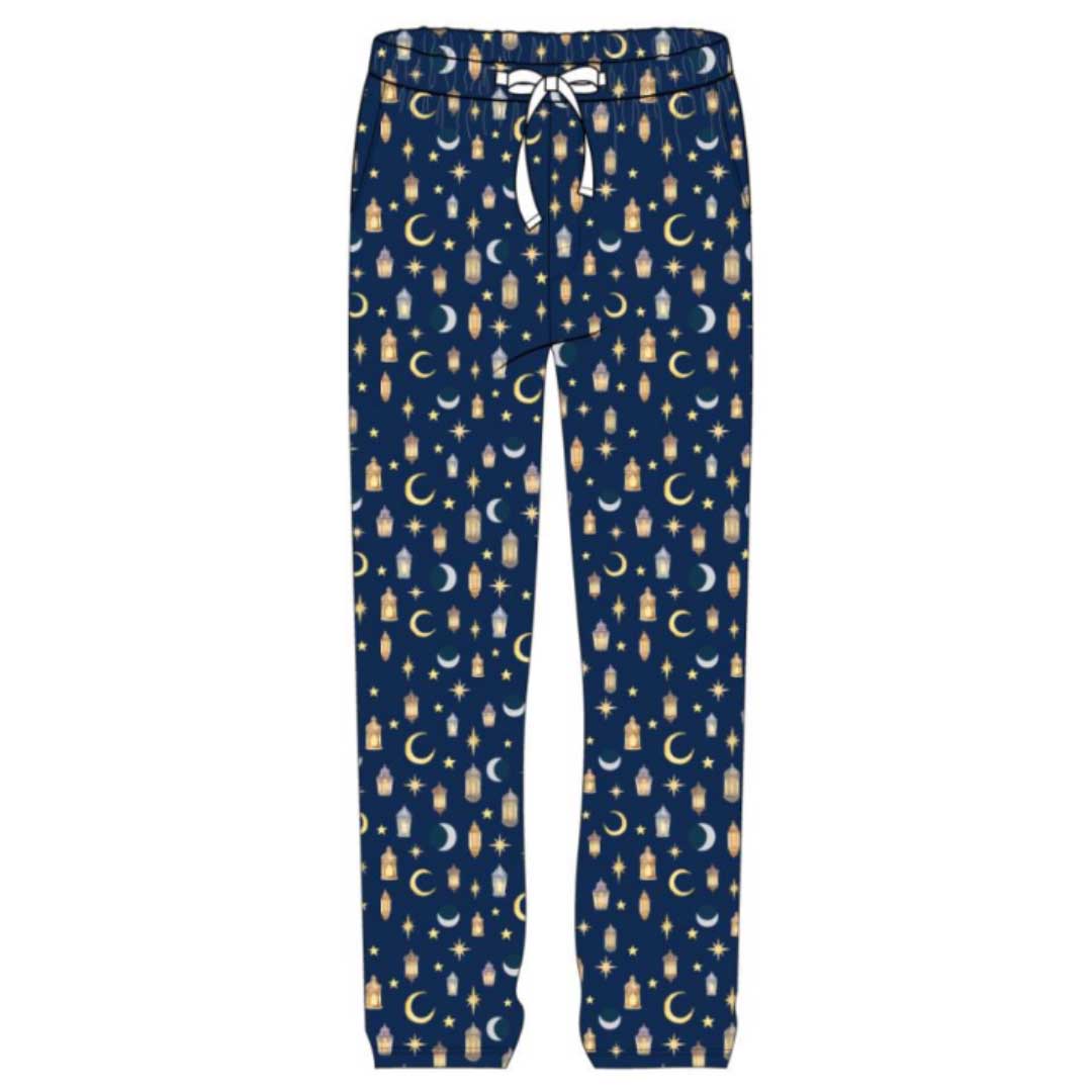 Mens Pajama Pants - Noor (Navy/Dusk)