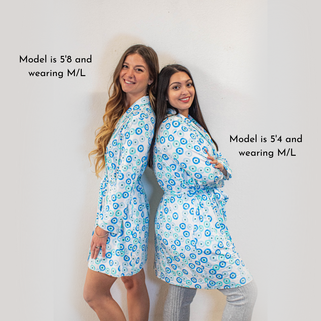 Evil Eye Kimono Robe