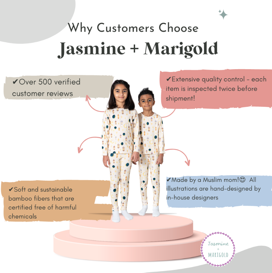 Mauve Evil Eye Protection Toddler PJs