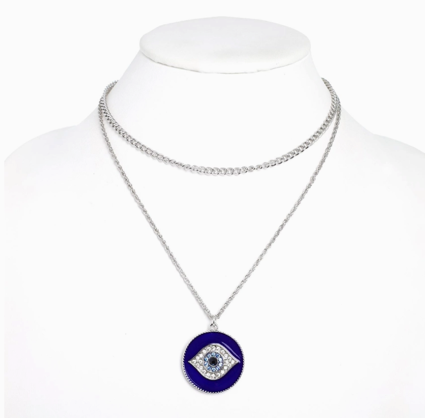 Evil Eye Chain Pendant Necklace