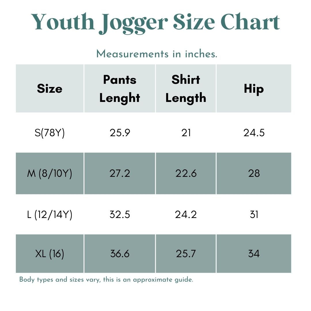 Youth Jogger Set: Duas and Dreams (FINAL SALE)