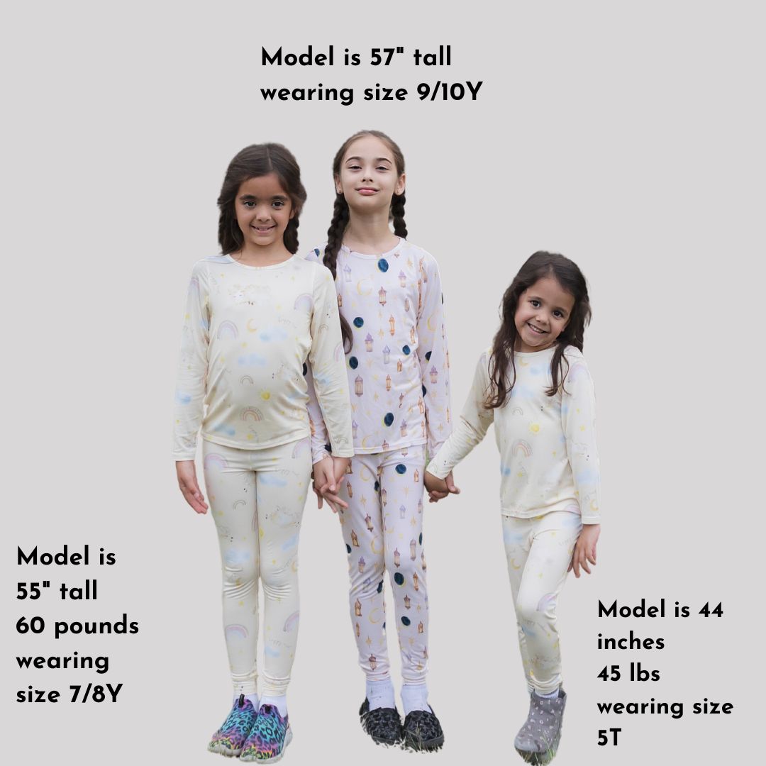 Dreaming of Eid Child and Doll Matching Pajamas - Kids Eid Pajamas - E –  Twinkle Twinkle Tees