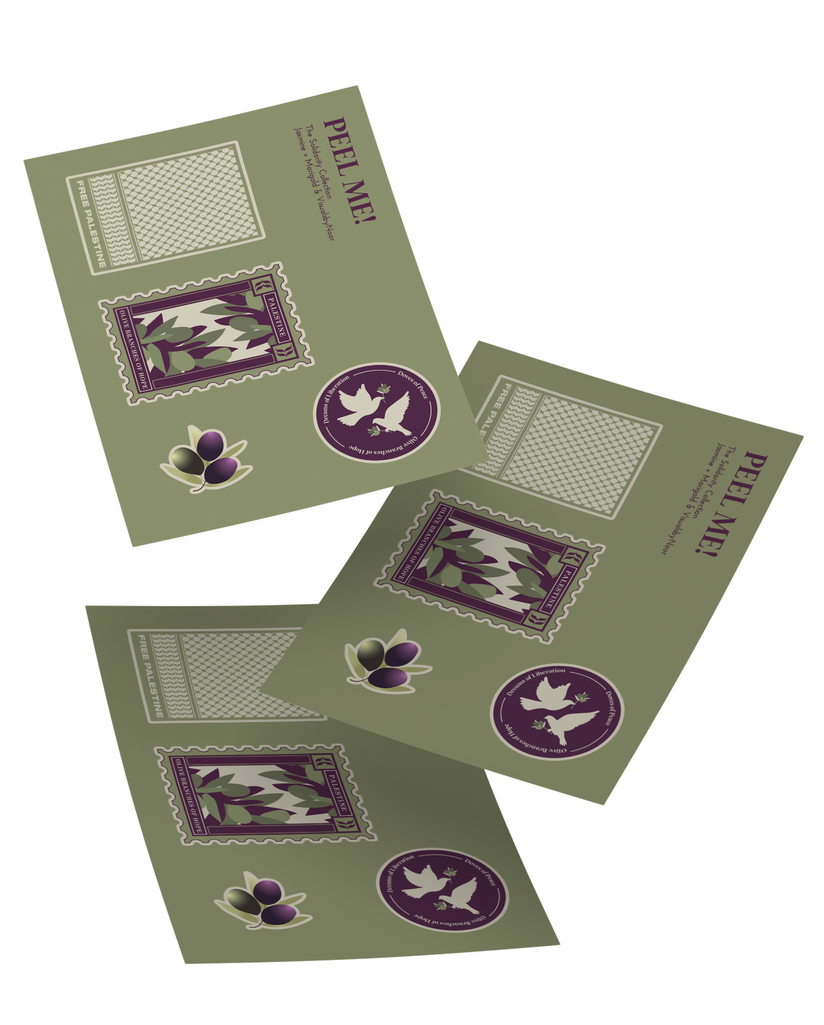 Solidarity Sticker Pack (3 sheets per pack)