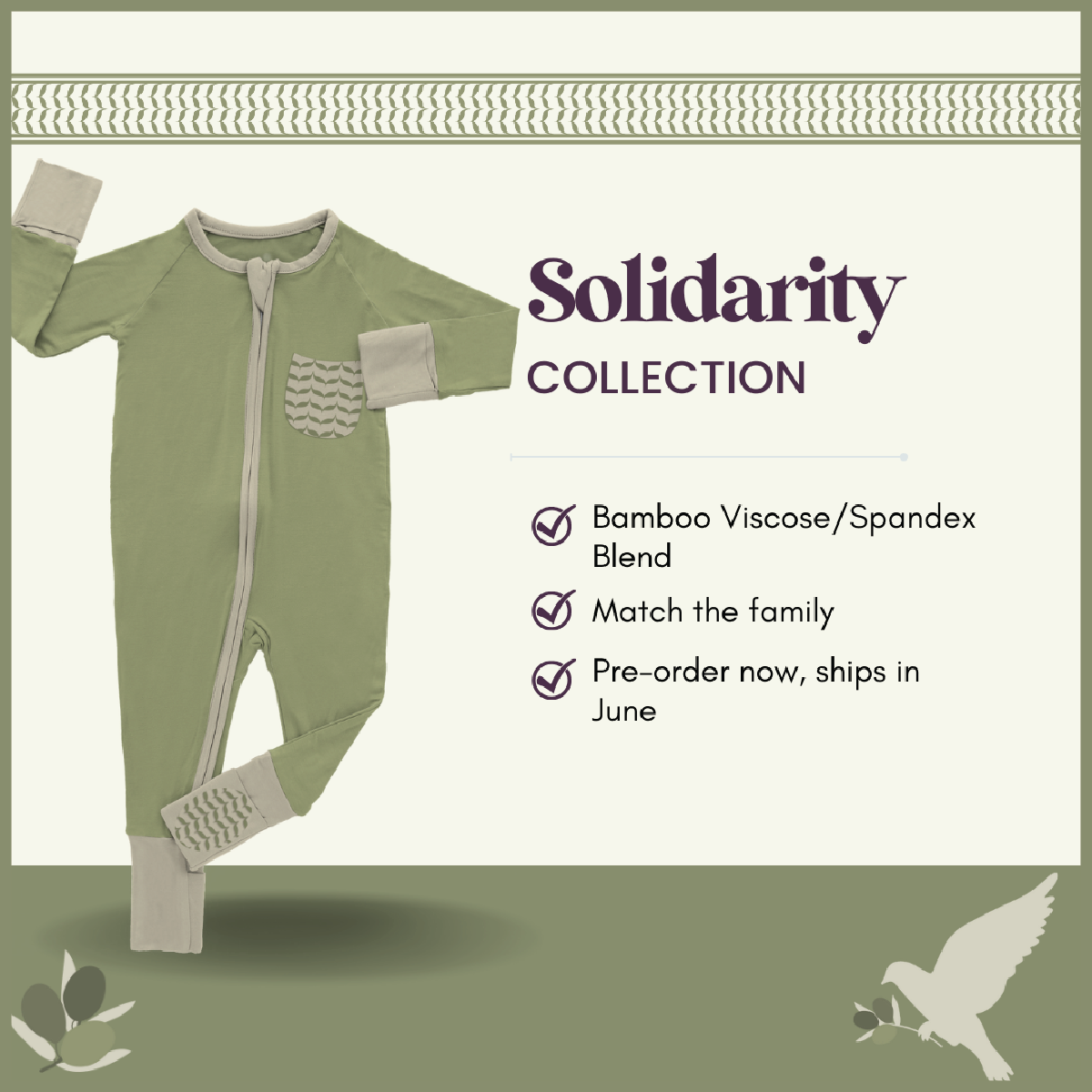 Solidarity Infant Convertible Footie