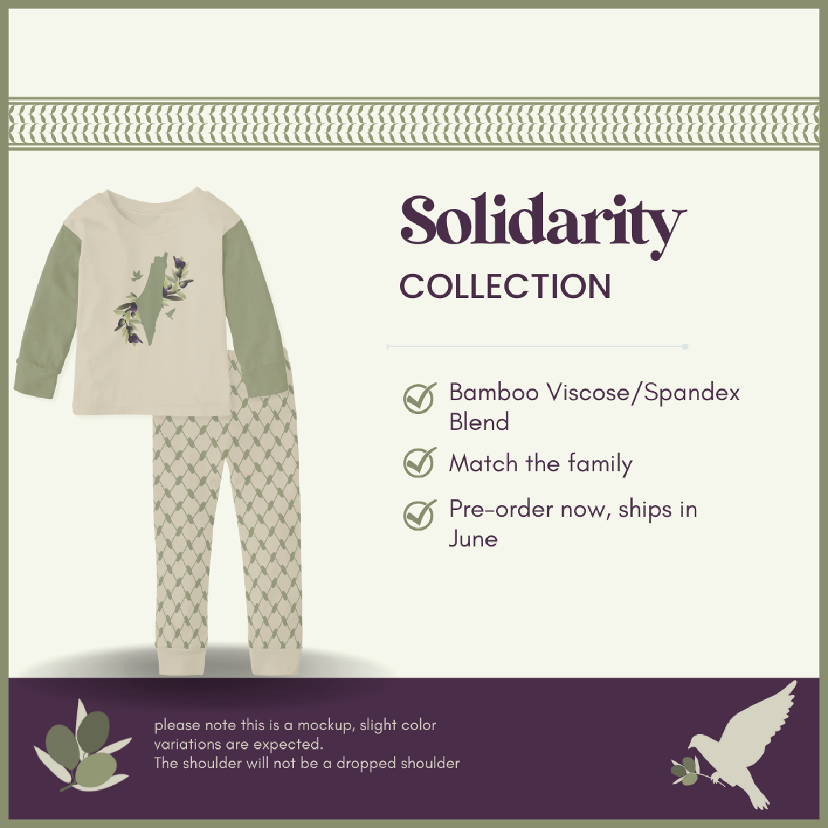 Solidarity Toddler PJs - Long Sleeve