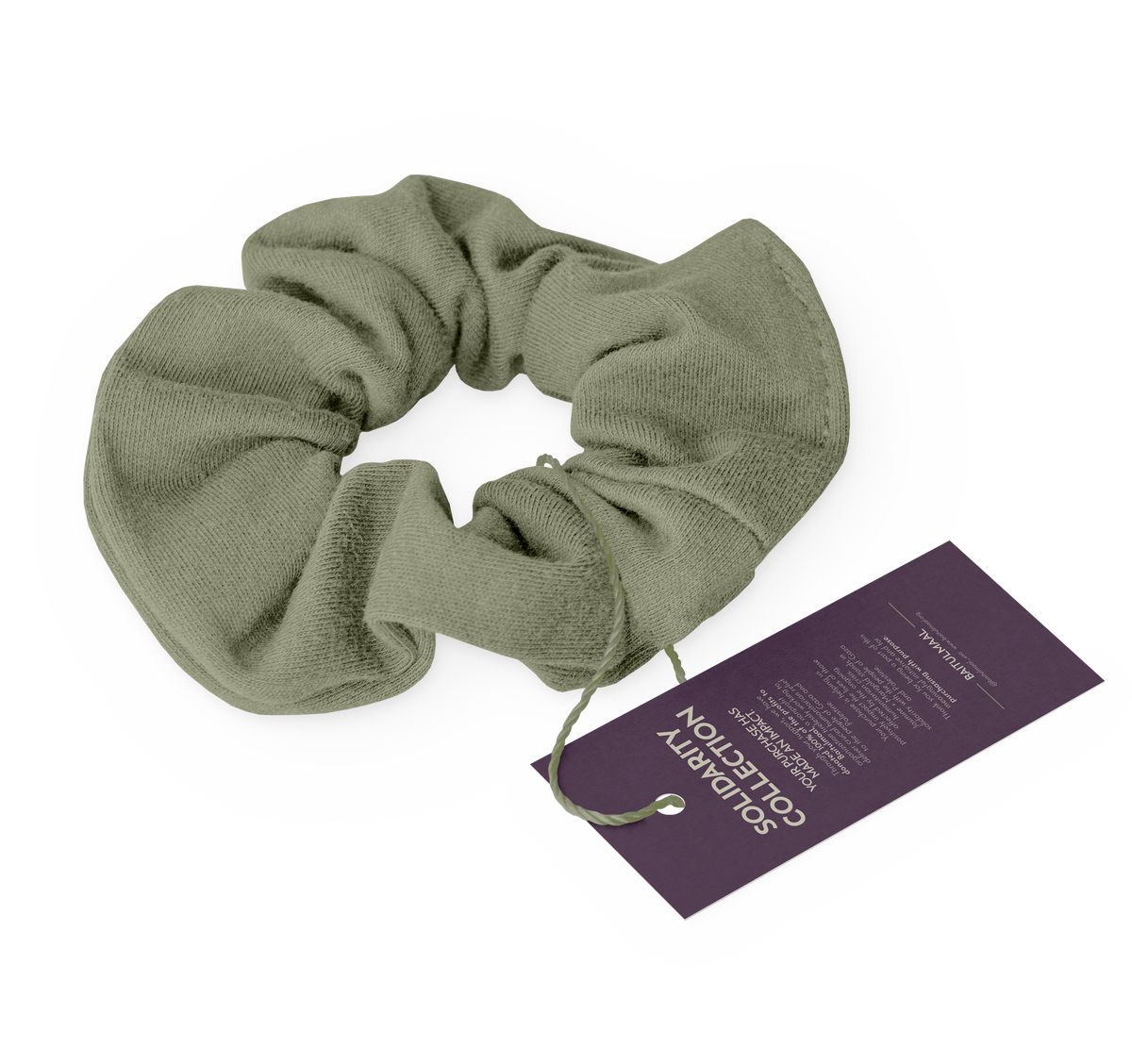 Solidarity 2pc Bamboo Scrunchie Set