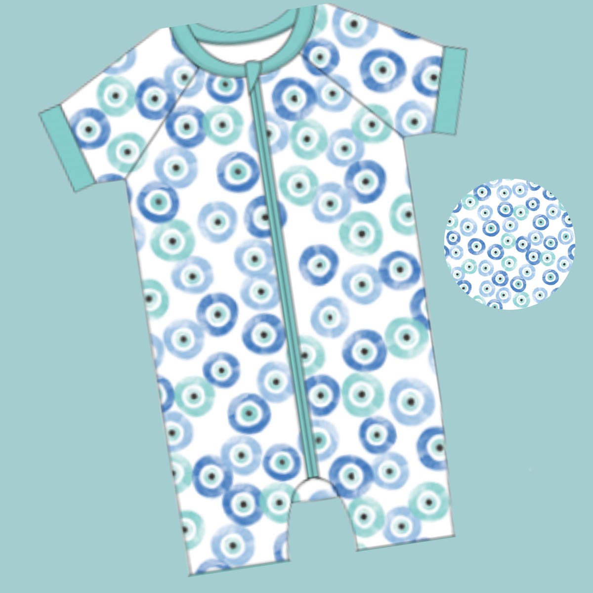 Evil Eye Shorty Zippy (FINAL SALE)