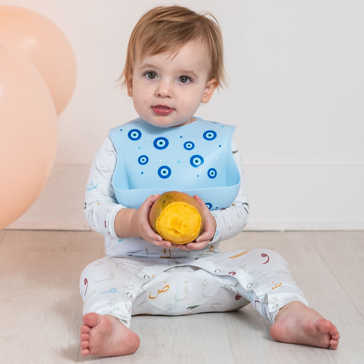 Evil Eye Silicone Bib (FINAL SALE)