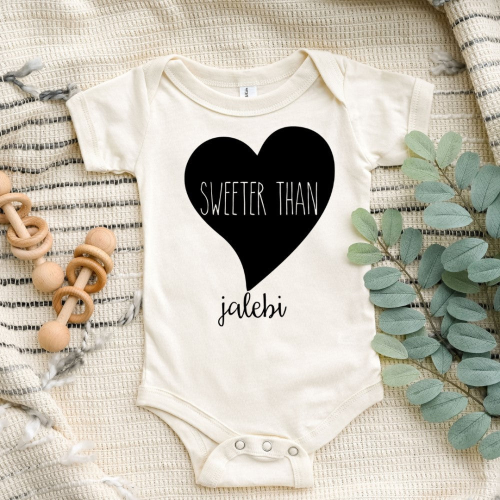 Sweeter Than Jalebi Infant Bodysuit