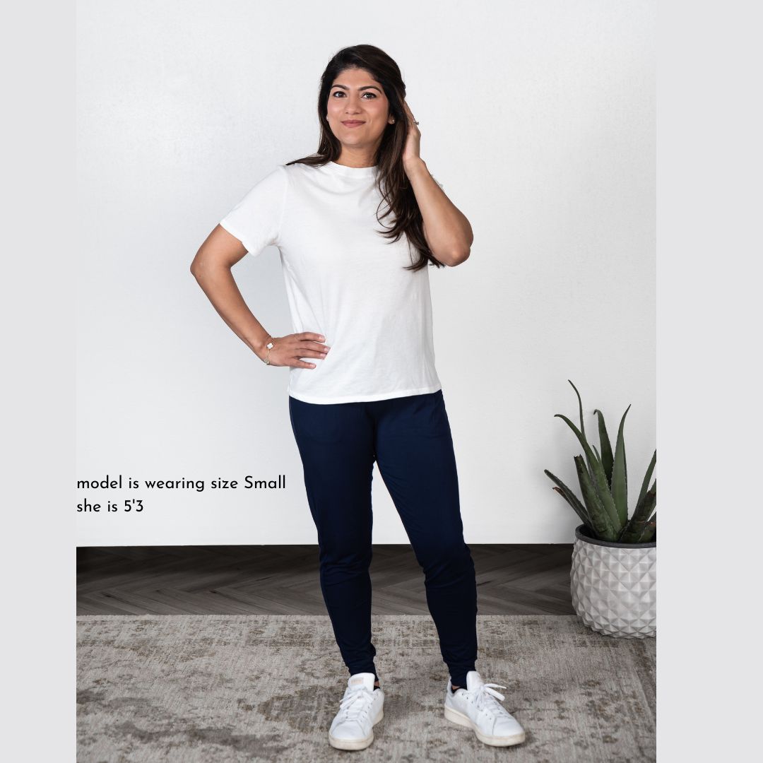 Ladies Bamboo Joggers - Navy (FINAL SALE)