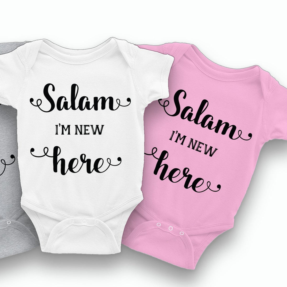 Salam I&#39;m New Here Organic Cotton Bodysuit